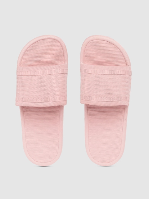 

Kook N Keech Women Pink Striped Sliders