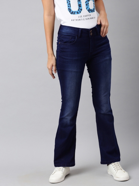 

Provogue Women Blue Bootcut Mid-Rise Clean Look Stretchable Jeans