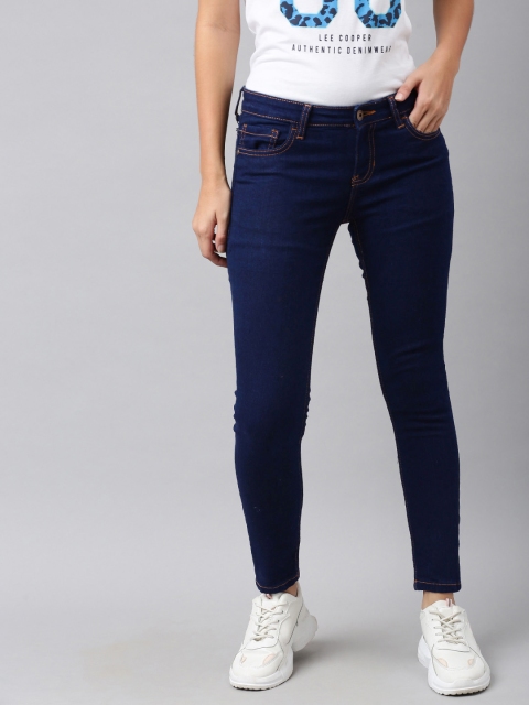 

Provogue Women Blue Skinny Fit Mid-Rise Clean Look Stretchable Jeans