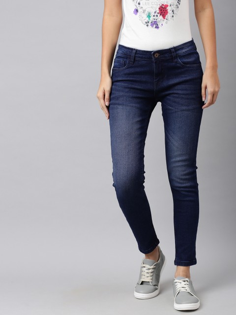 

Provogue Women Blue Skinny Fit Mid-Rise Clean Look Stretchable Jeans