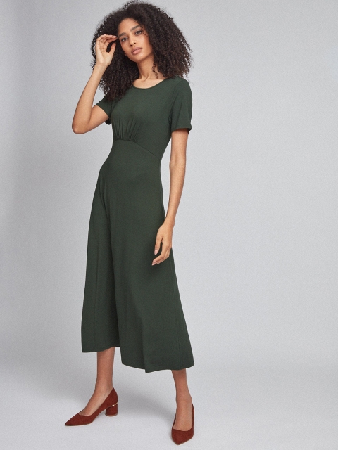

DOROTHY PERKINS Women Green Solid A-Line Dress
