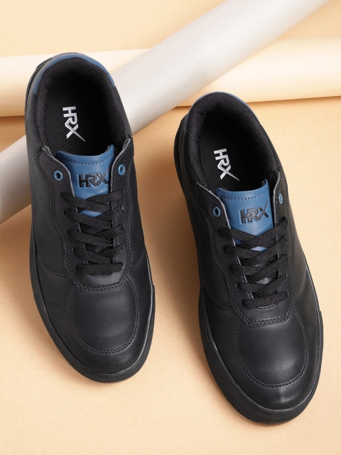 

HRX by Hrithik Roshan Men Black Solid Sneakers