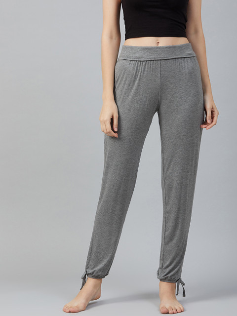 

Marks & Spencer Women Grey Melange Solid Lounge Joggers