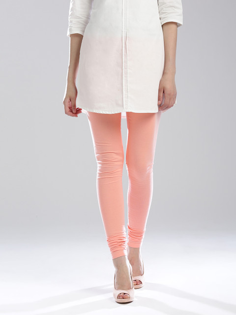 

W Pink Churidar Leggings