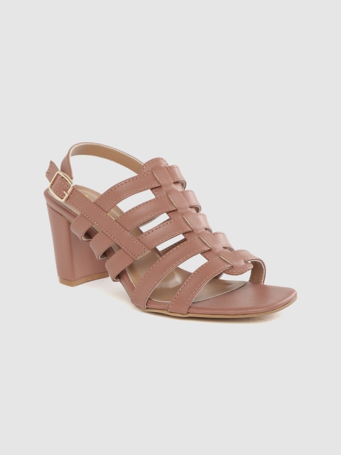 

Roadster Women Dusty Pink Solid Block Heels