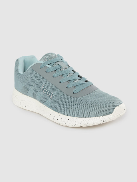 

French Connection Men Blue Woven Design Running Shoes