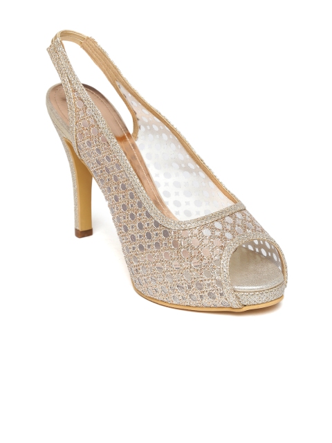 

Inc.5 Women Beige Shimmery Stilettos