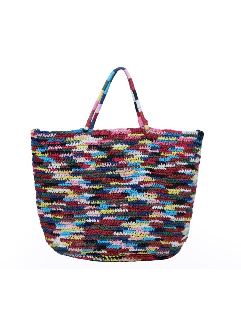 

Diwaah Multicoloured Self Design Tote Bag, Multi