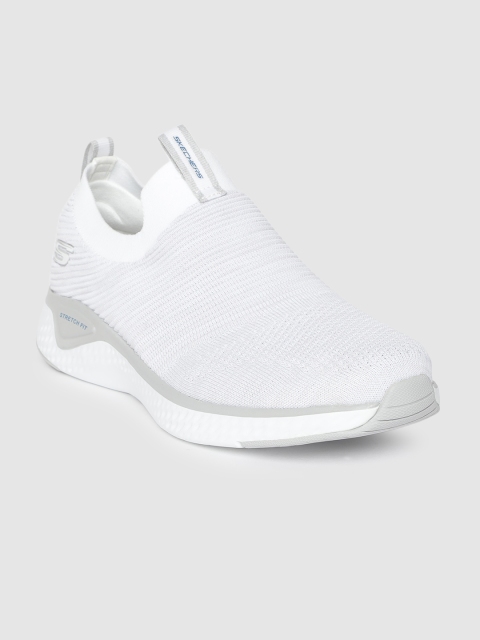 

Skechers Men White Woven Design SOLAR FUSE Sneakers