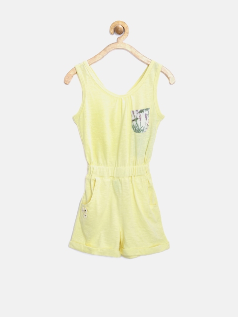 

Palm Tree by Gini & Jony Yellow Playsuit