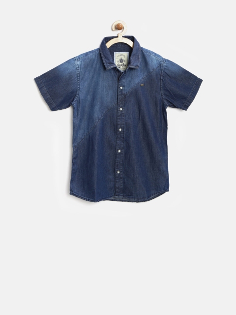 

Gini & Jony Boys Blue Washed Denim Shirt