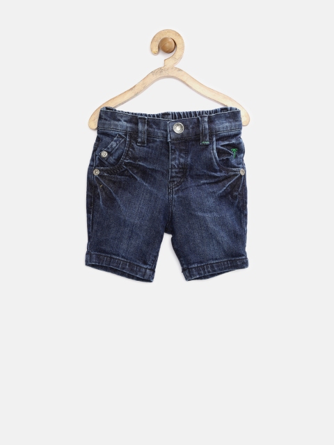 

Palm Tree by Gini & Jony Girls Blue Washed Denim Shorts