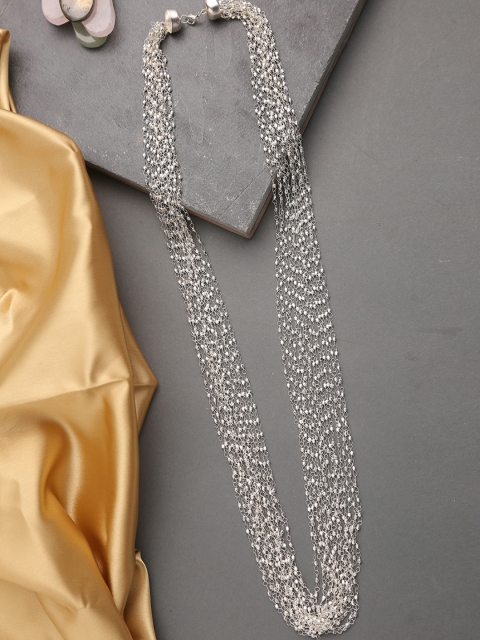

Infuzze Silver-Plated Layered Necklace