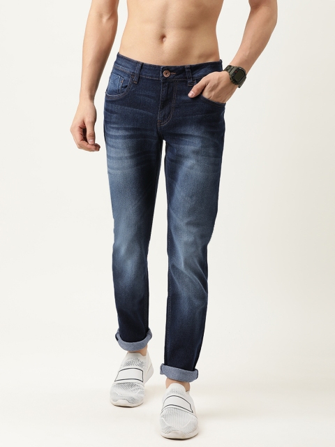 

Flying Machine Men Blue Micheal Slim Tapered Fit Light Fade Stretchable Jeans