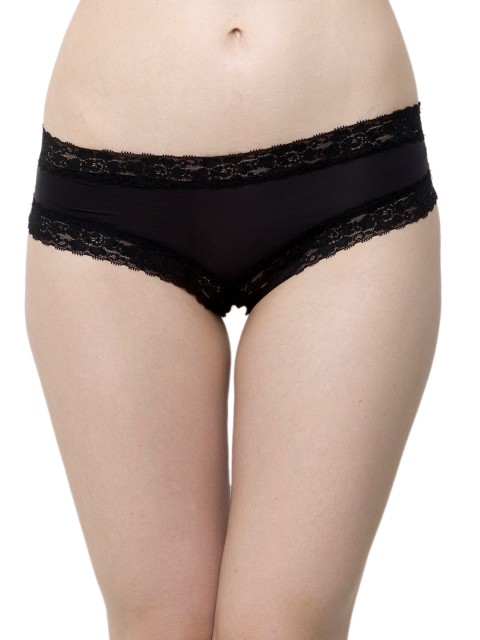 

Clovia Women Black Lace Hipster Briefs PN0366P13XL