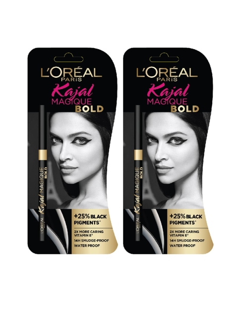 

L'Oreal Paris Set of 2 Magique Bold Kajal, Black