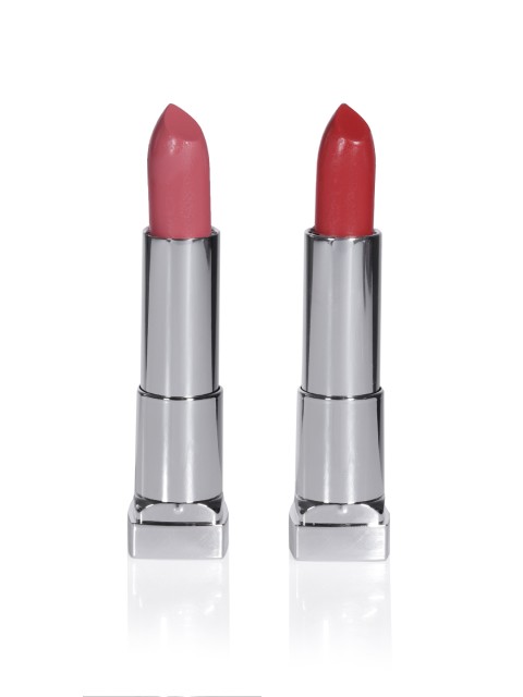 

Maybelline New York Set of 2 Creamy Matte Lipsticks - Divine Wine & Touch of Spice, Pink