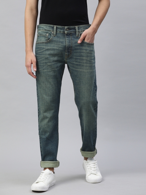 

Denizen From Levis Men Blue Slim Tapered Fit Mid-Rise Clean Look Stretchable Jeans
