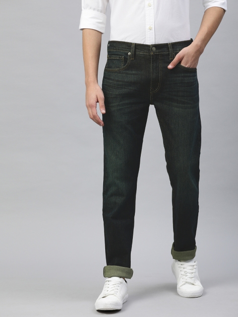 

Denizen From Levis Men Blue Slim Tapered Fit Mid-Rise Clean Look Stretchable Jeans