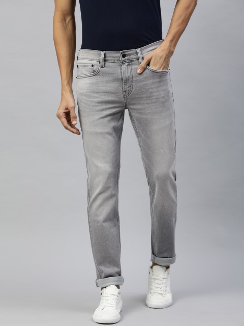 

Denizen From Levis Men Grey 288 Skinny Fit Mid-Rise Clean Look Stretchable Jeans