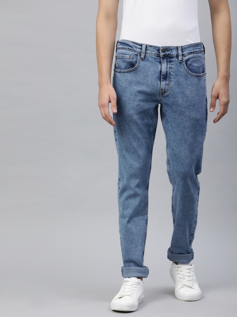 

Denizen From Levis Men Blue Slim Fit Mid-Rise Clean Look Stretchable Jeans