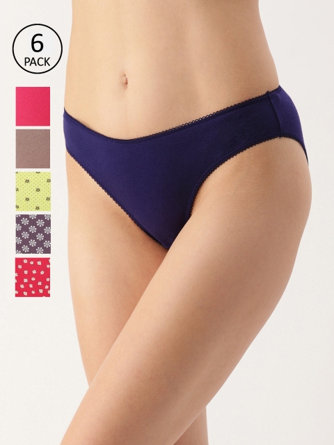 

Amante Women Pack of 6 Bikini Briefs, Pink