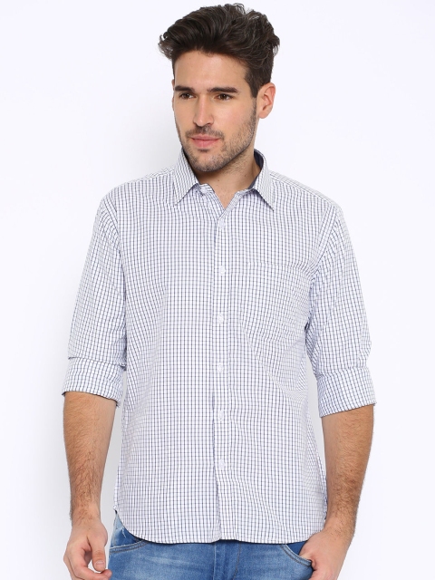 

Urban Nomad Premium Blue Striped Slim Casual Shirt