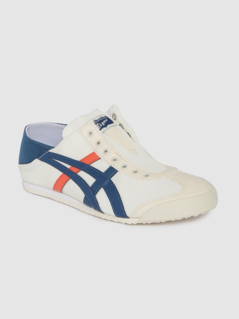 

Onitsuka Tiger Unisex Cream-Coloured Slip-On Sneakers Mexico 66 Paraty