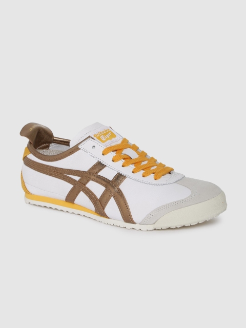 

Onitsuka Tiger Unisex White Striped Sneakers