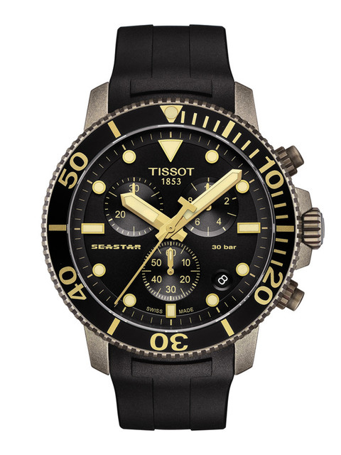 

TISSOT Men Black Chronograph Swiss Made Watch T1204173705101
