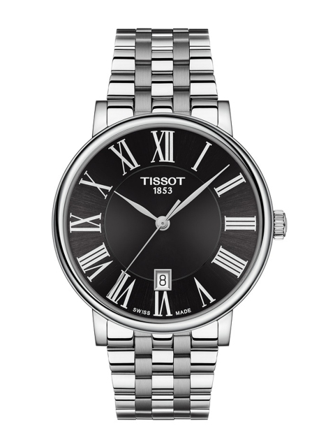 

TISSOT Men Black Carson Premium Swiss Analogue Watch T1224101105300
