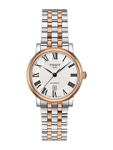 

TISSOT Women Silver-Toned Carson Premium Automatic Lady Analogue Watch T1222072203300