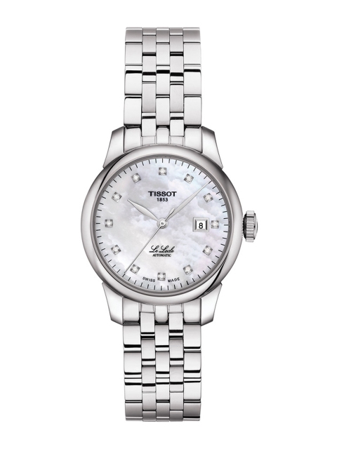 

TISSOT Women Off-White Le Locle Automatic Lady (29.00) Swiss Analogue Watch T0062071111600