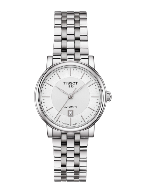 

TISSOT Women Silver-Toned Carson Premium Automatic Lady Analogue Watch T1222071103100