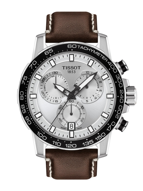 

TISSOT Men Silver-Toned Chronograph Swiss Made Watch T1256171603100