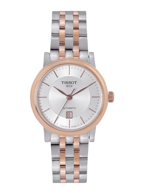 

TISSOT Women Silver-Toned Carson Premium Lady Swiss Made Analogue Watch T1222072203101