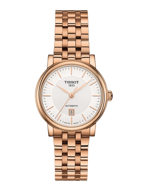 

TISSOT Women Silver-Toned Carson Premium Lady Swiss Made Analogue Watch T1222073303100