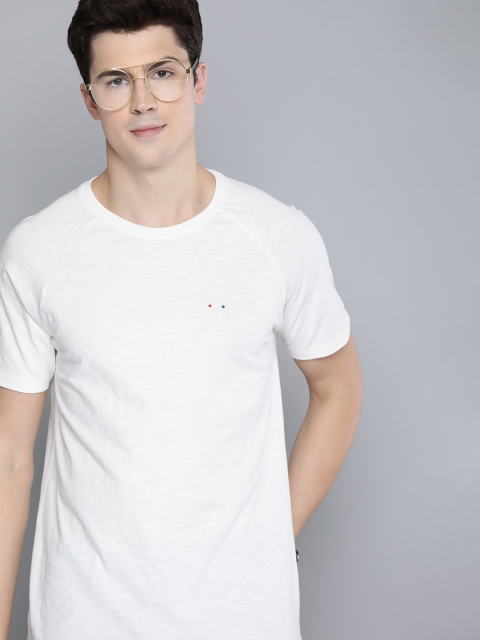 

Harvard Men White Solid Round Neck T-shirt