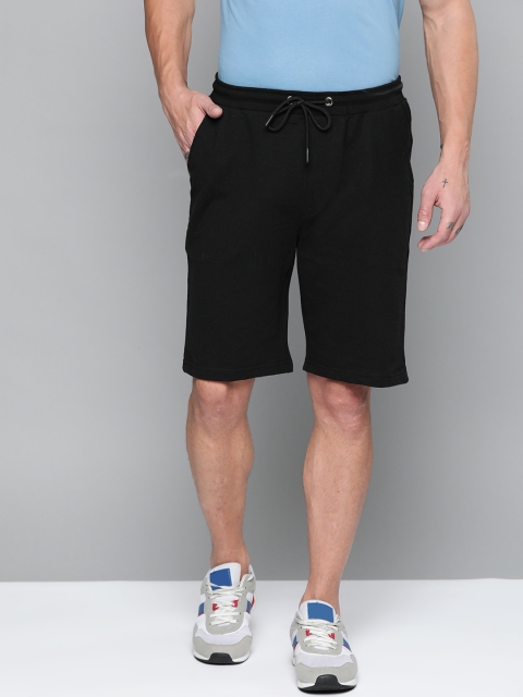

Harvard Men Black Solid Regular Fit Shorts