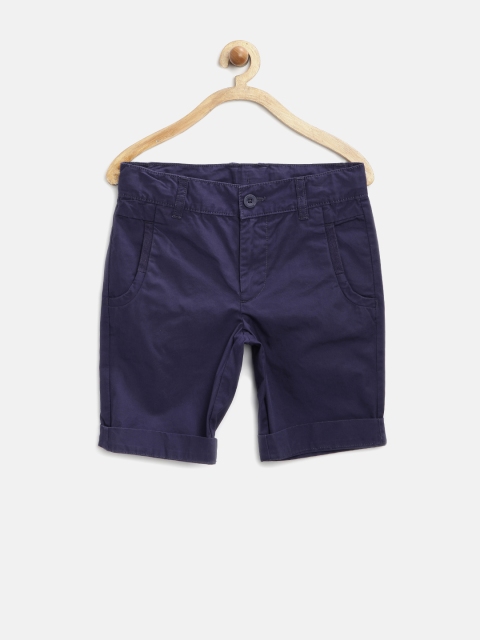 

United Colors of Benetton Boys Navy Shorts, Navy blue