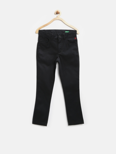 

United Colors of Benetton Boys Black Trousers