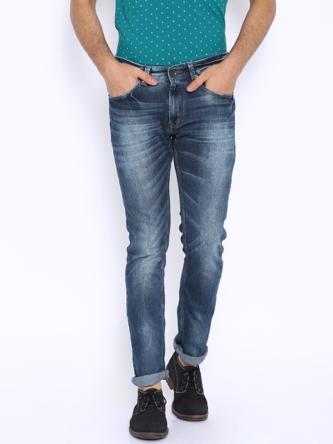 

SPYKAR Blue Washed Rover Fit Stretchable Jeans