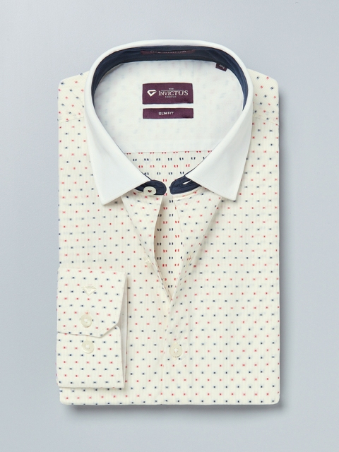 

INVICTUS Yellow Striped Slim Fit Formal Shirt