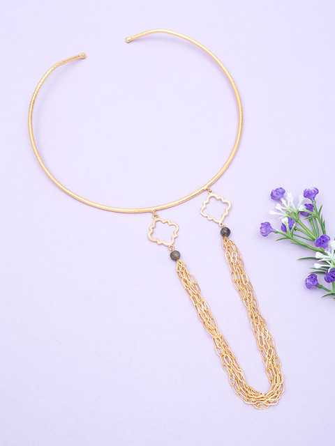 

Golden Peacock Gold Layered Necklace