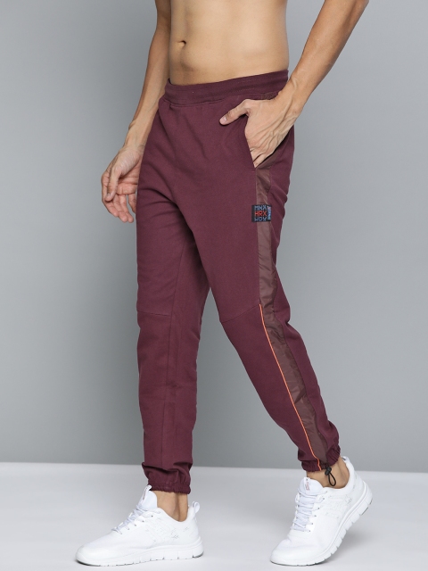 

HRX by Hrithik Roshan Men Fig Solid Slim Fit Bio-Wash Antimicrobial Lifestyle Jogger, Burgundy