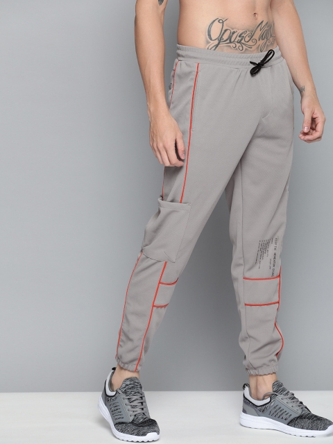 

HRX by Hrithik Roshan Men Grey Solid Joggers