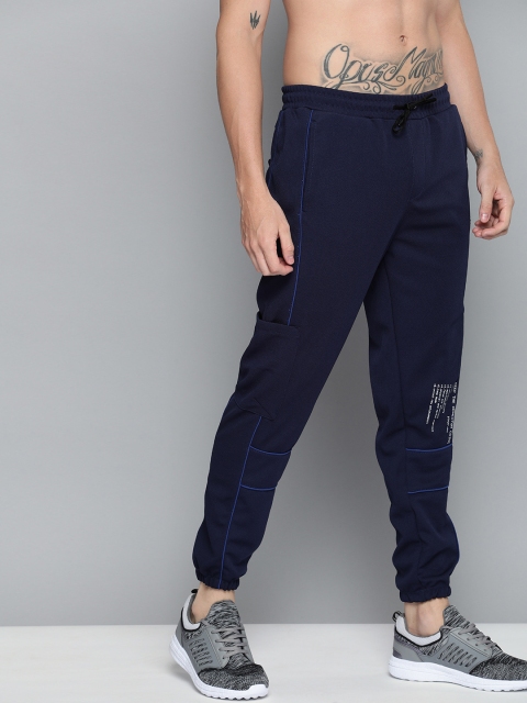 

HRX by Hrithik Roshan Men Blue Solid Joggers