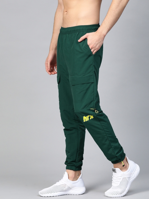 

HRX by Hrithik Roshan Men Ponderosa Pine Solid Regular Fit Rapid-Dry Lifestyle Jogger, Green