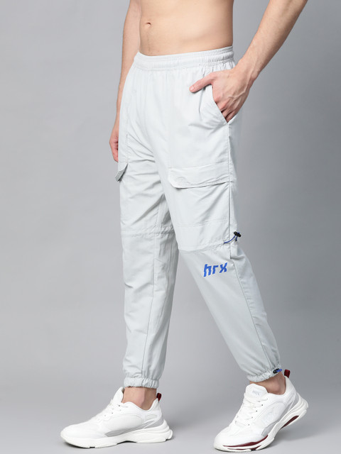 

HRX by Hrithik Roshan Men Gery Volet Solid Regular Fit Rapid-Dry Lifestyle Jogger, Grey