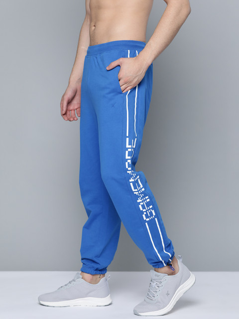 

HRX by Hrithik Roshan Men Strong Blue Regular Bio-Wash Antimicrobial Lifestyle Jogger